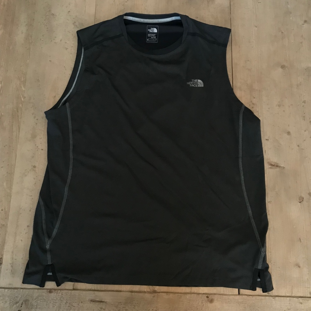 The North Face Charcoal Muscle Tank Top